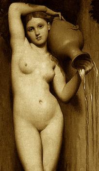 Die QuelleJean Auguste Dominique Ingres (detalle)